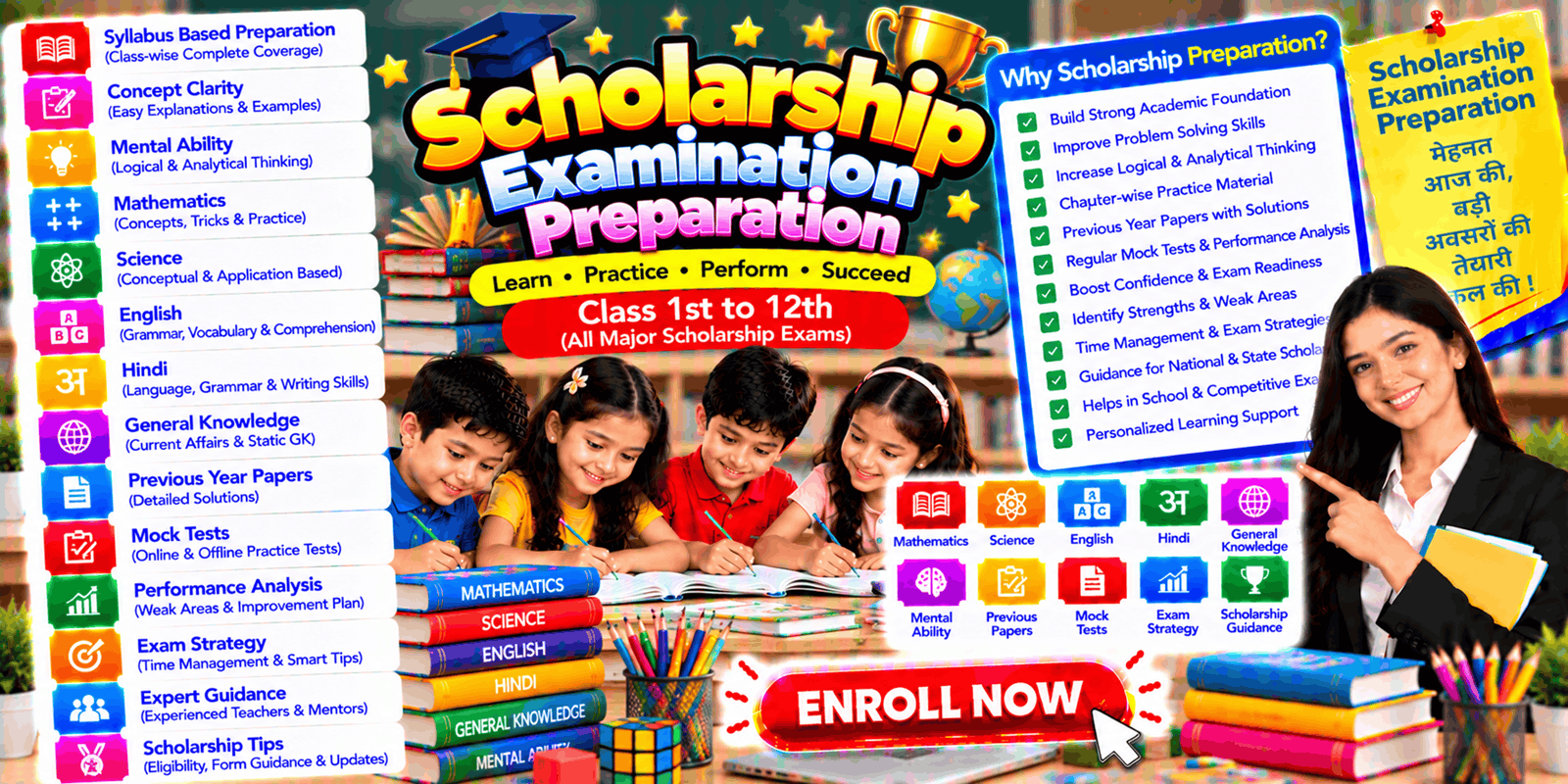 Scholarship Examination Preparation